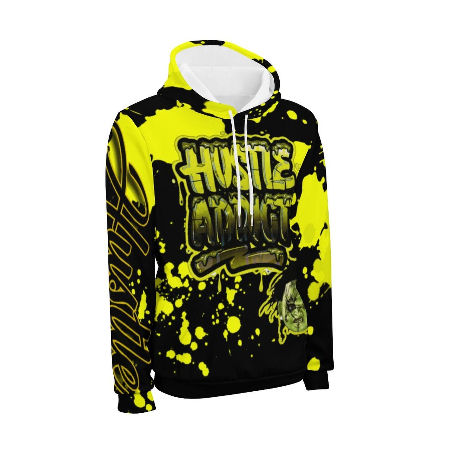 yellow splatt hustle addict jogger set