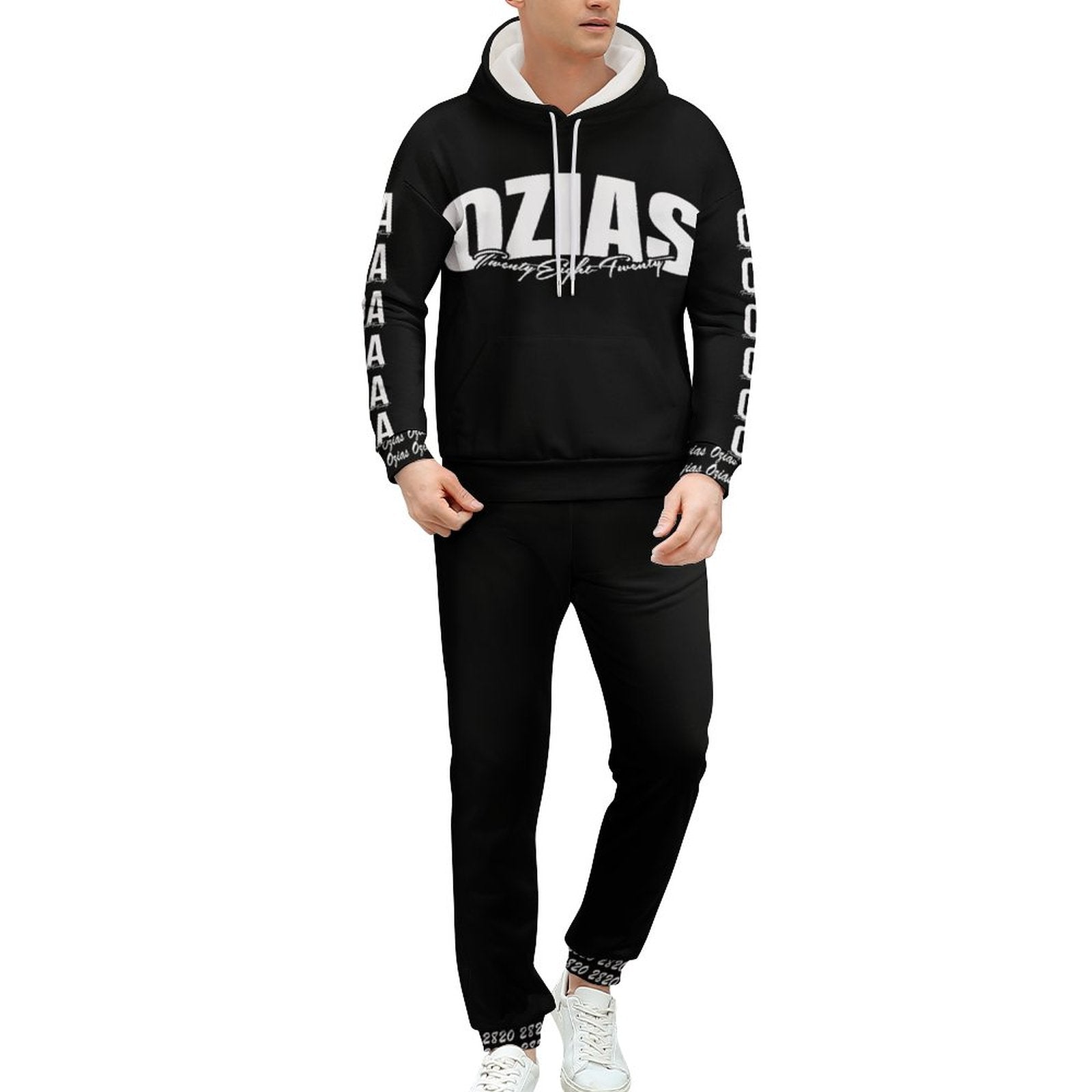 250gsm Imitation Cotton Hoodie & Joggers Set 4T03 (All-Over Printing)
