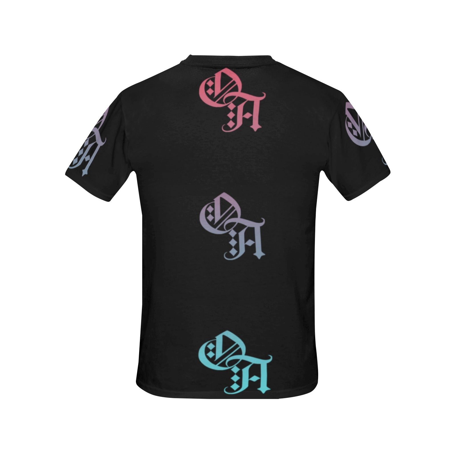 black and tropic gradient oa shirt