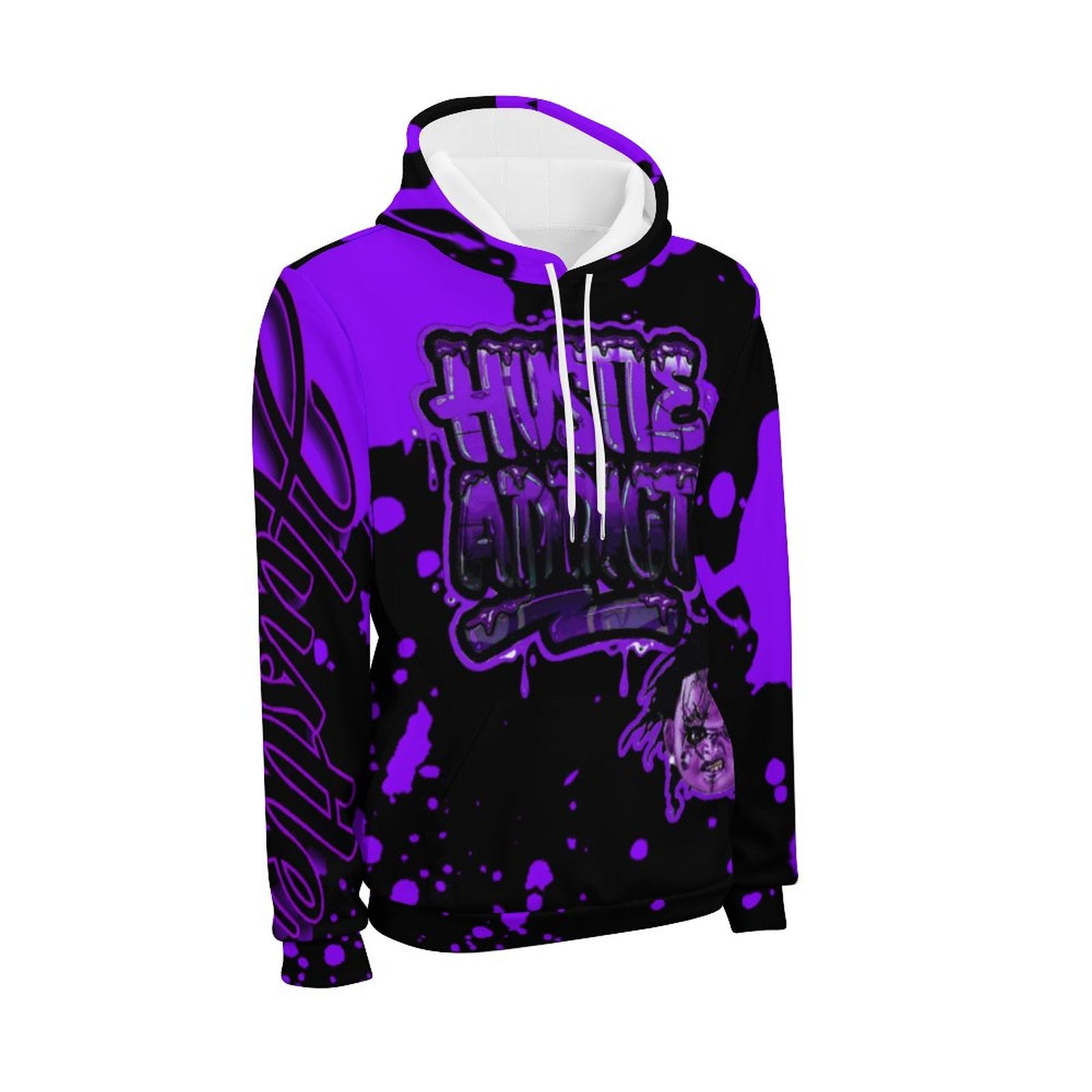 purple splatt hustle addict jogger set