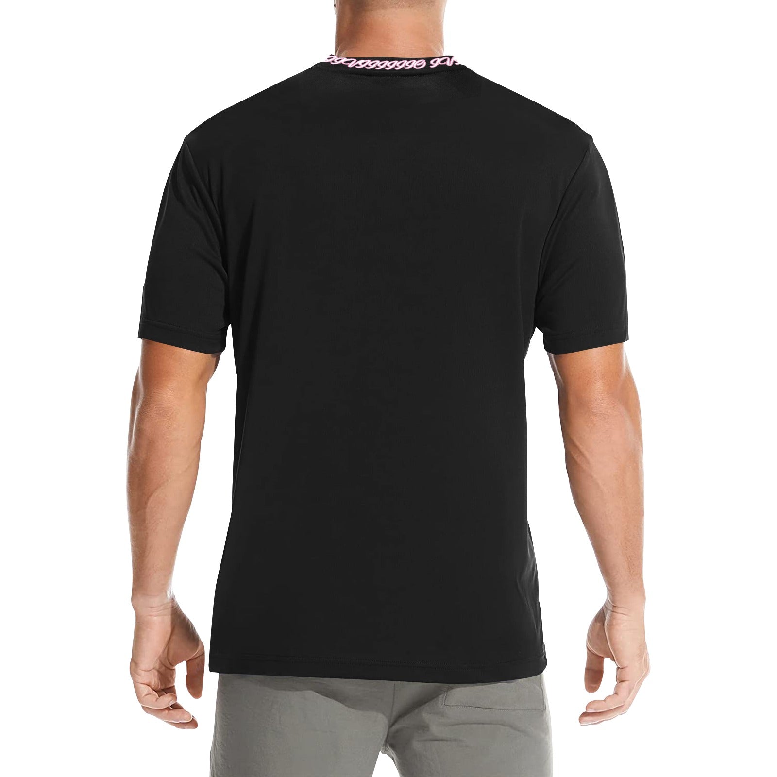 black and pink iiviiiiio shirt