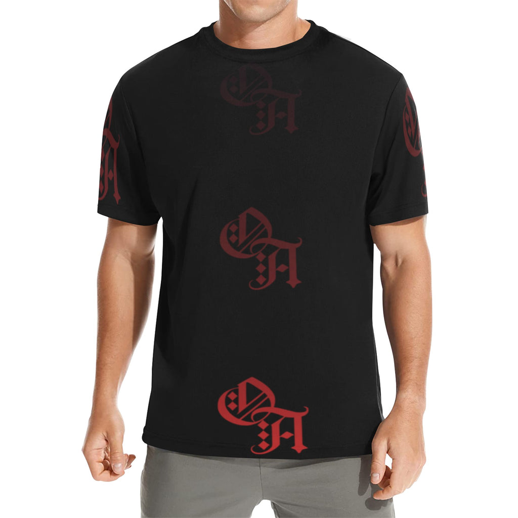 black and red gradient oa shirt