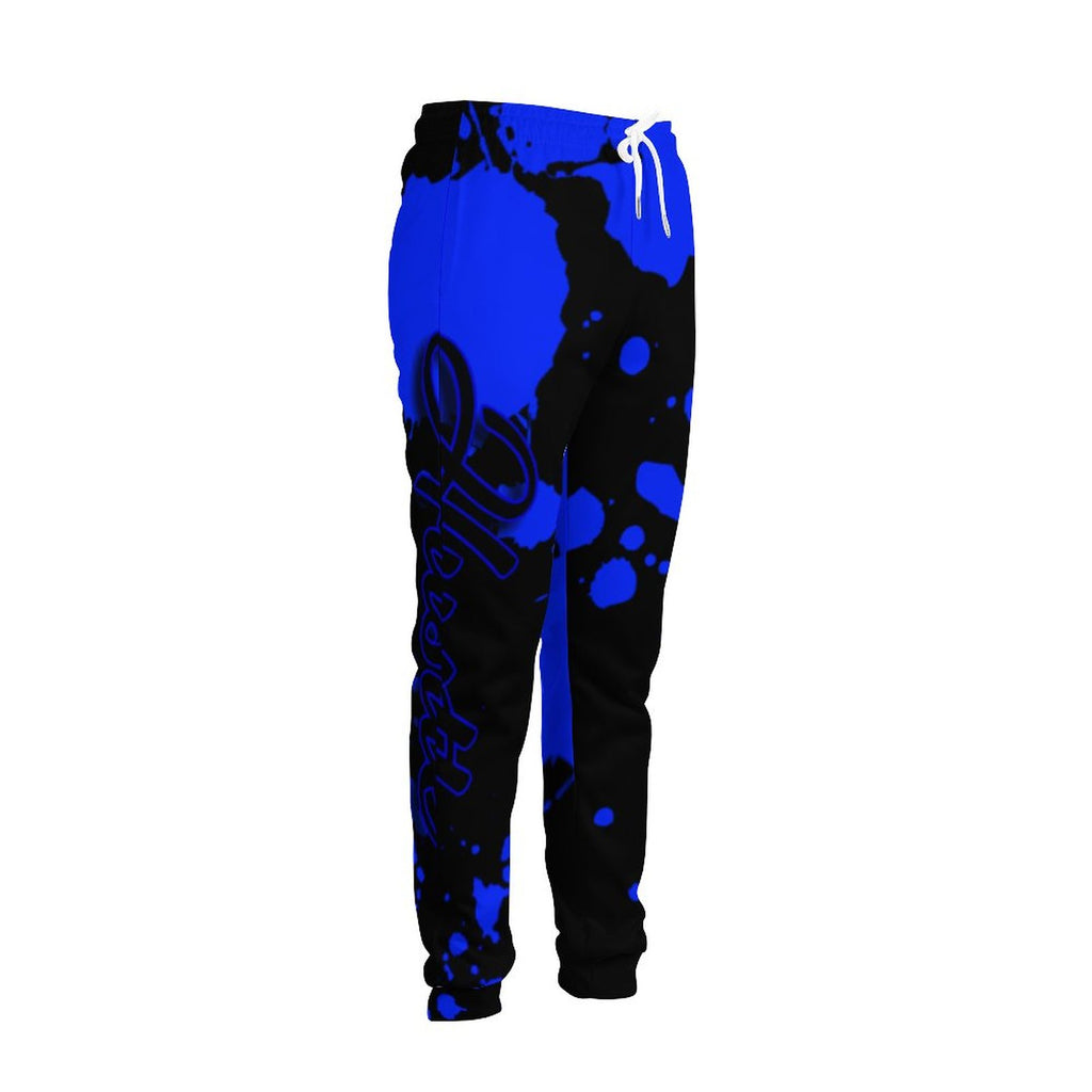 blue splatt hustle addict jogger set