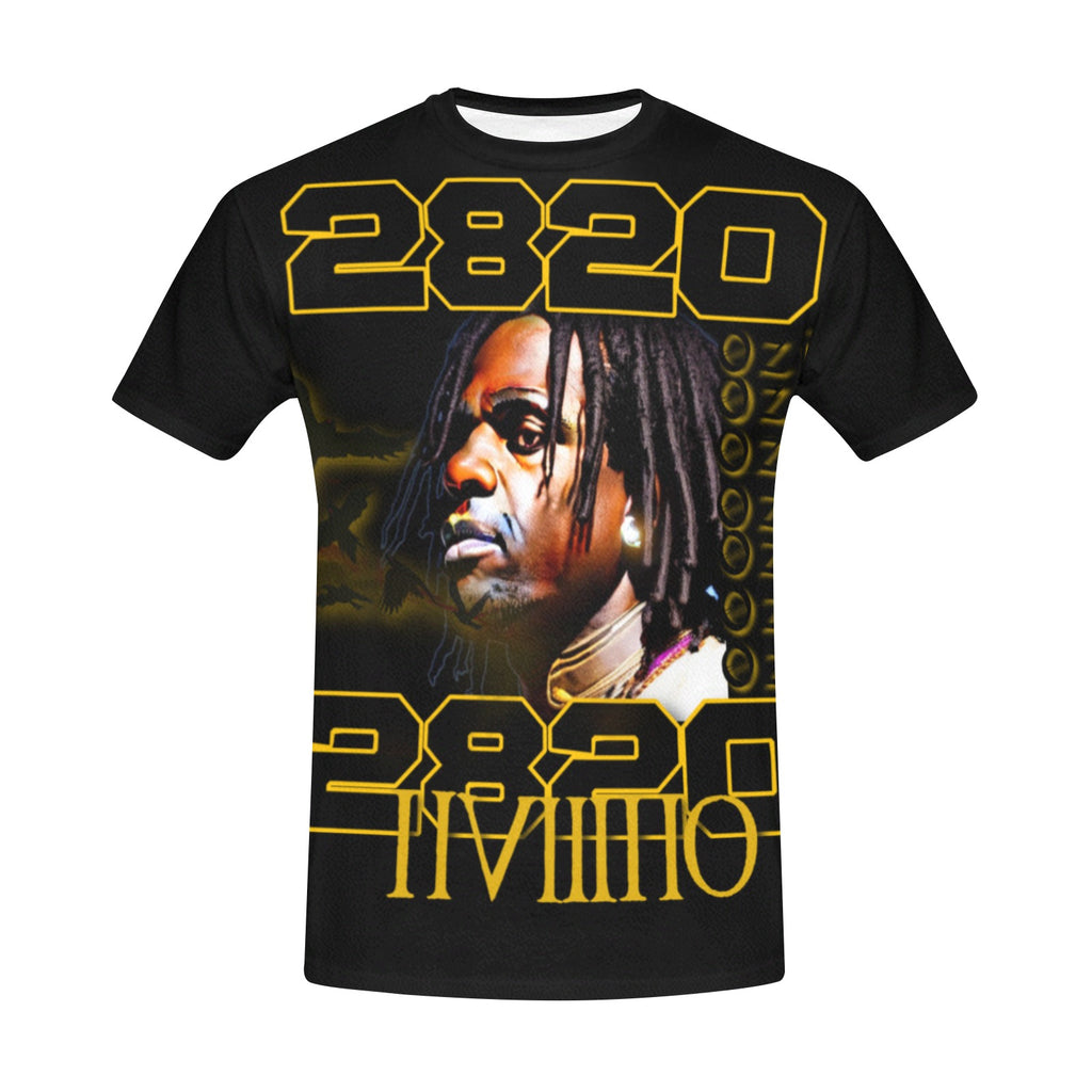 blck and yellow iiviiiiio chief shirt