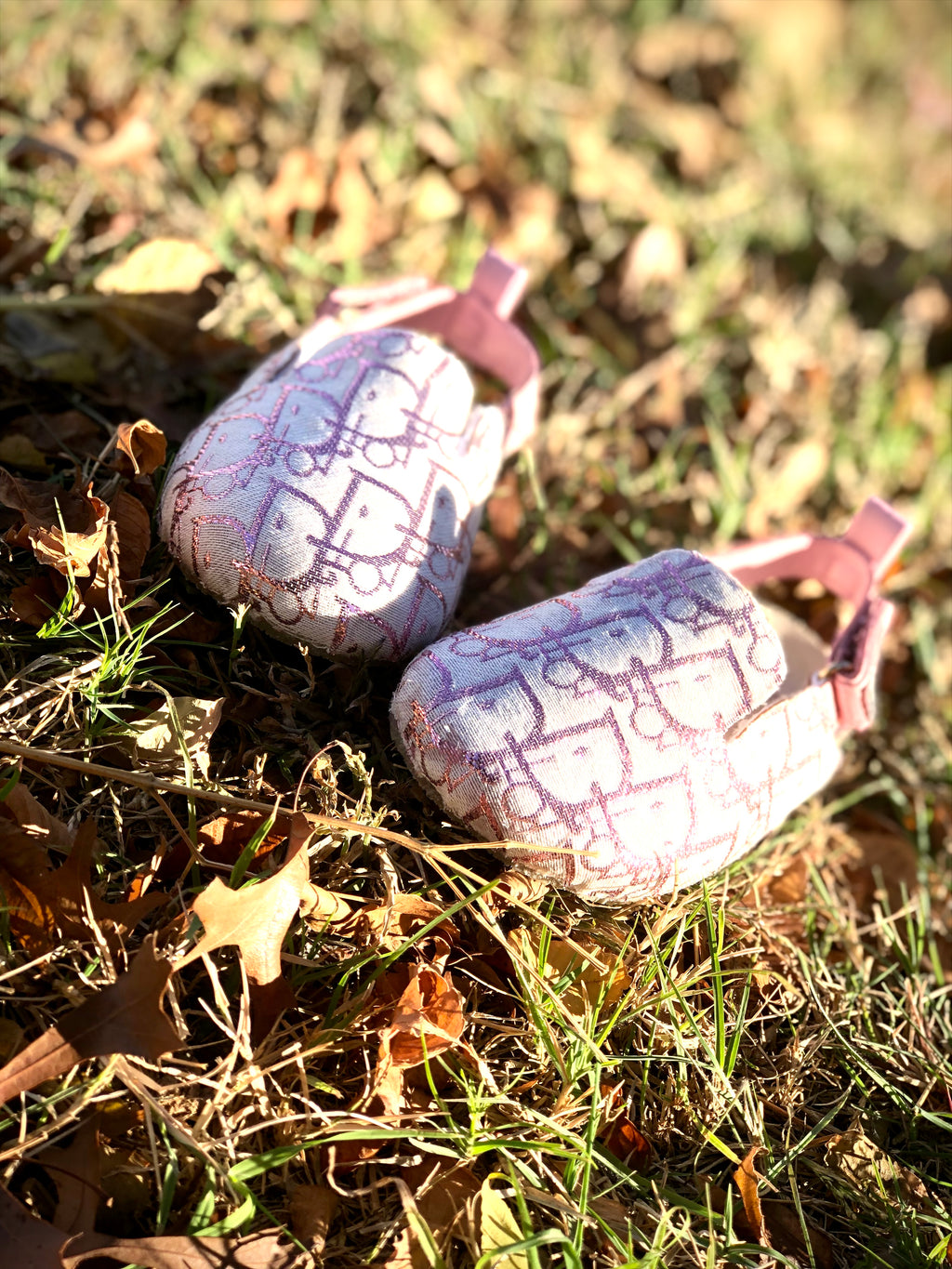 White and Pink Dior Footbed Slides