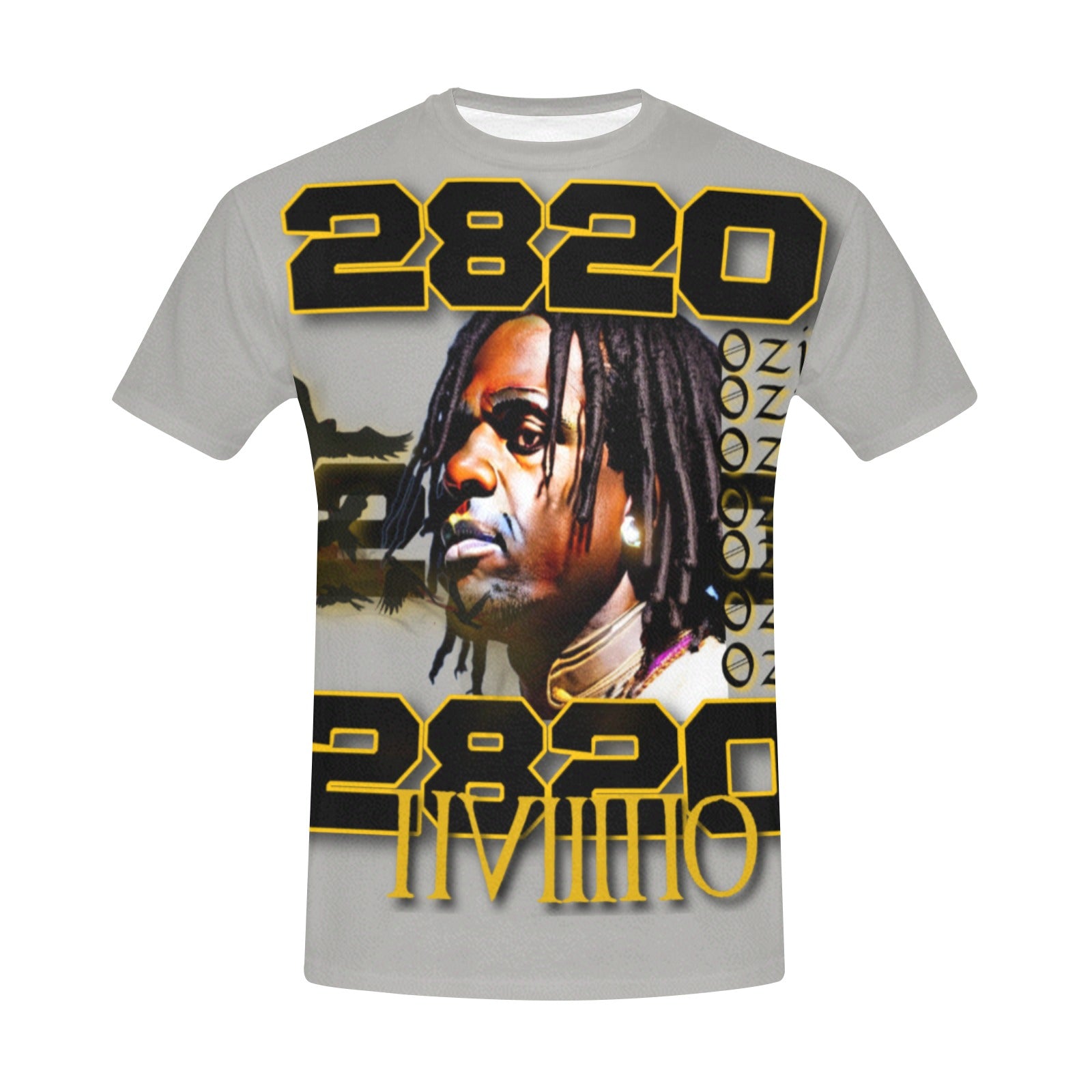 grey and yellow iiviiiiio chief shirt