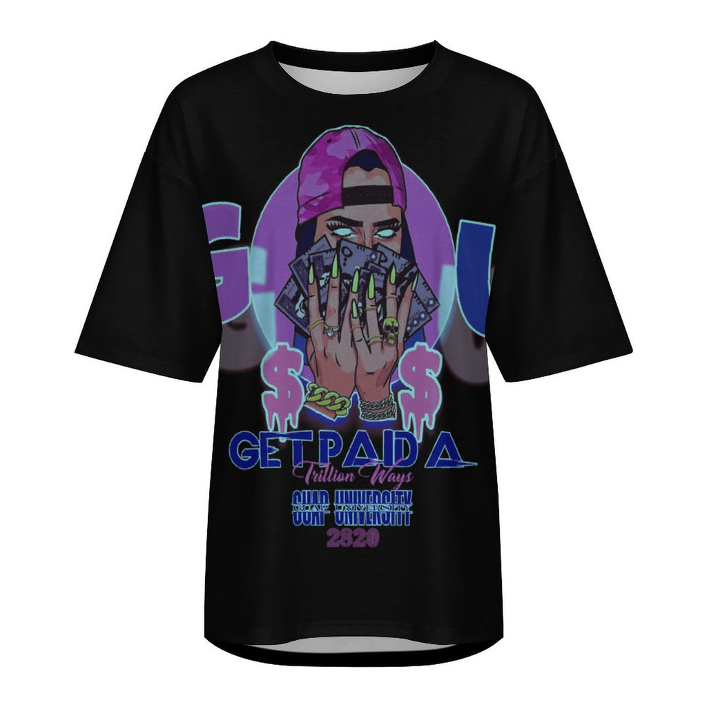 GU black light guap mami oversized shirt