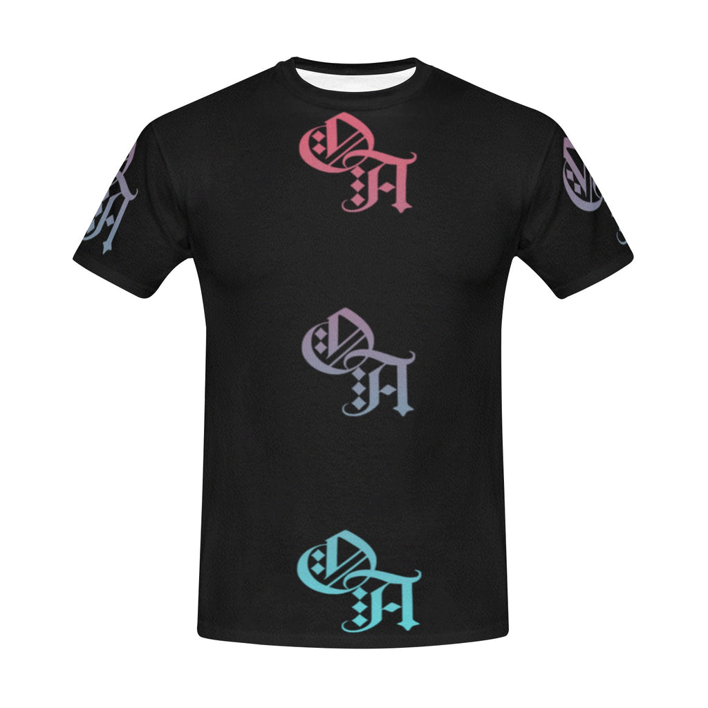 black and tropic gradient oa shirt