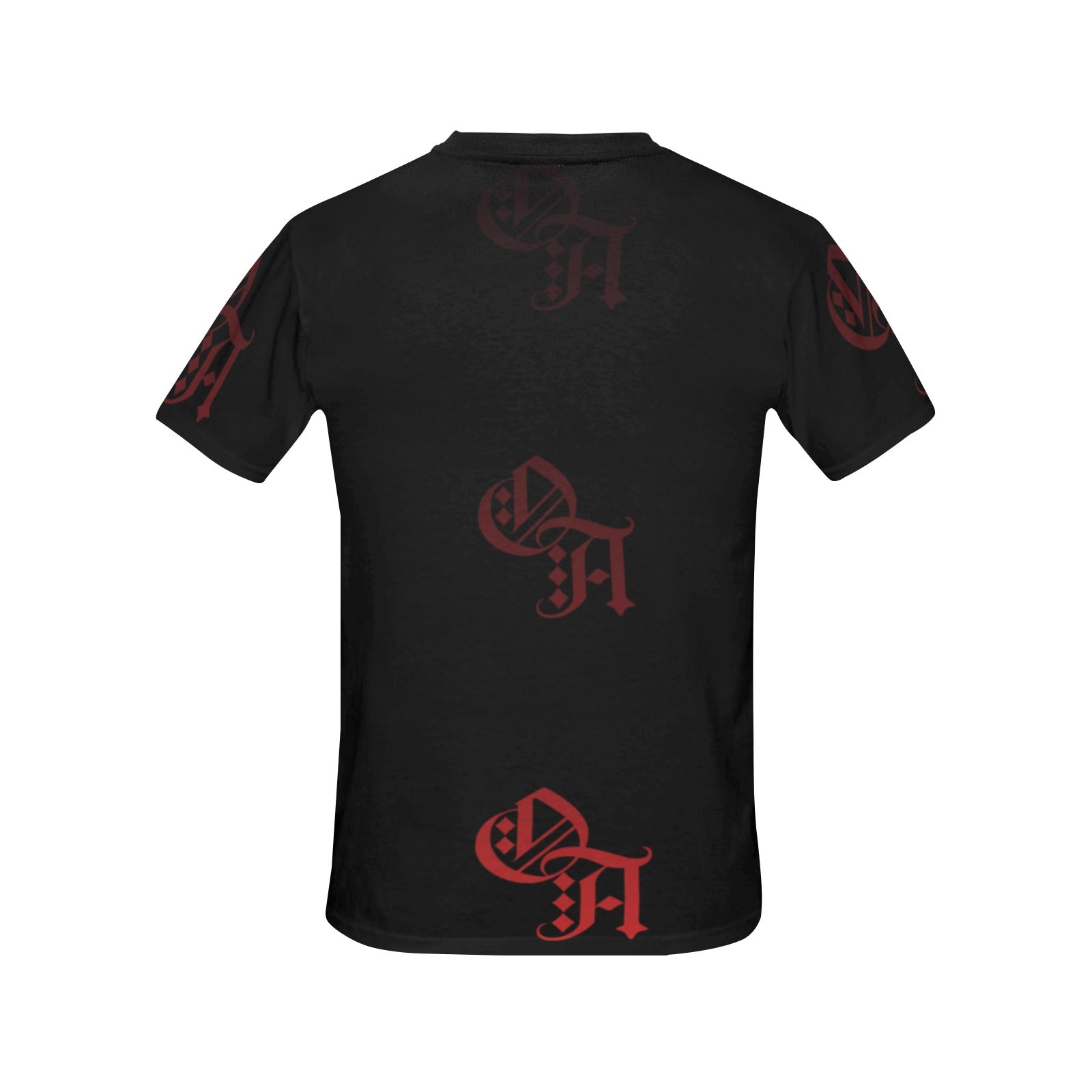 black and red gradient oa shirt