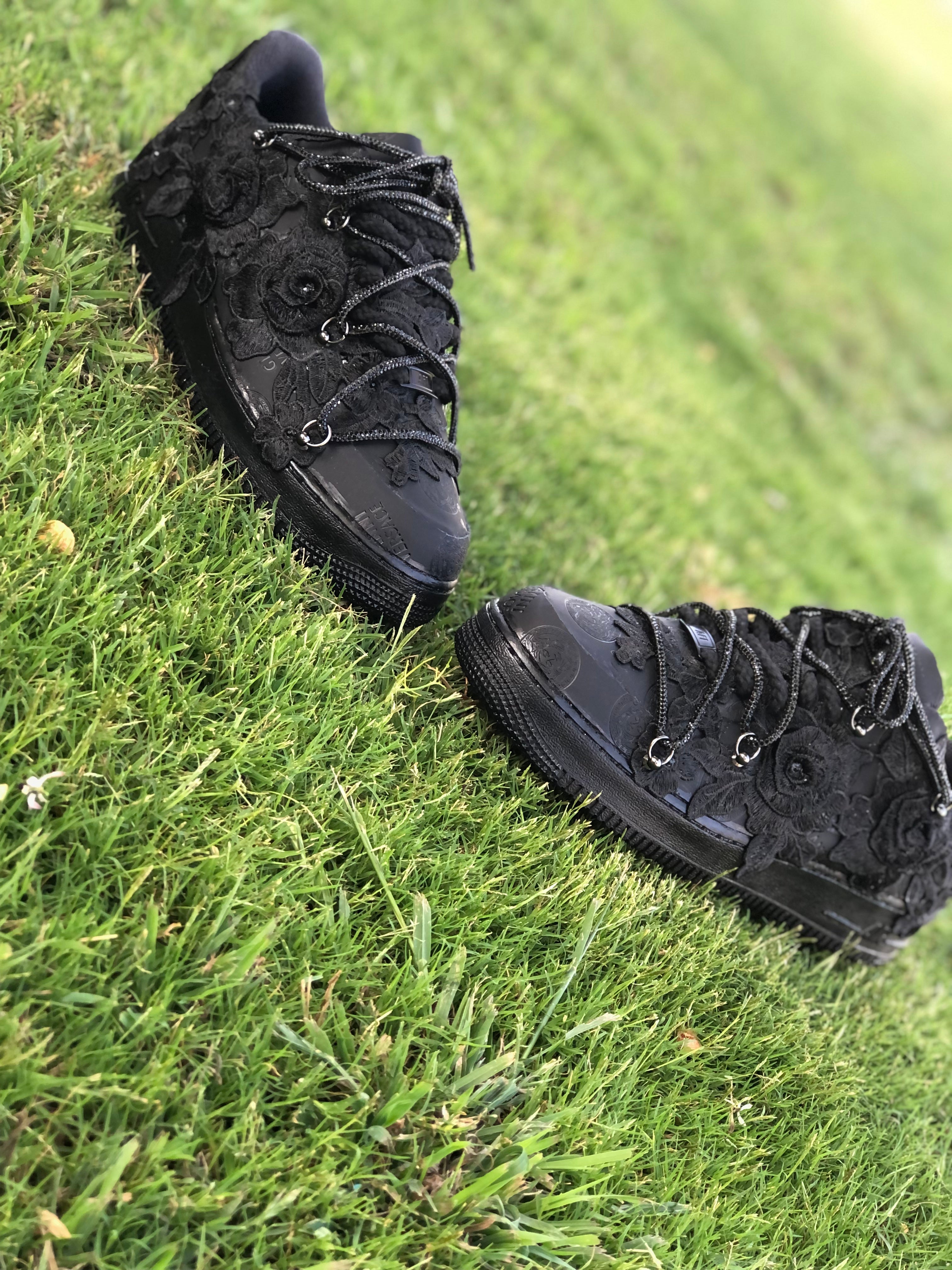 Black Rose Versace AF1’s