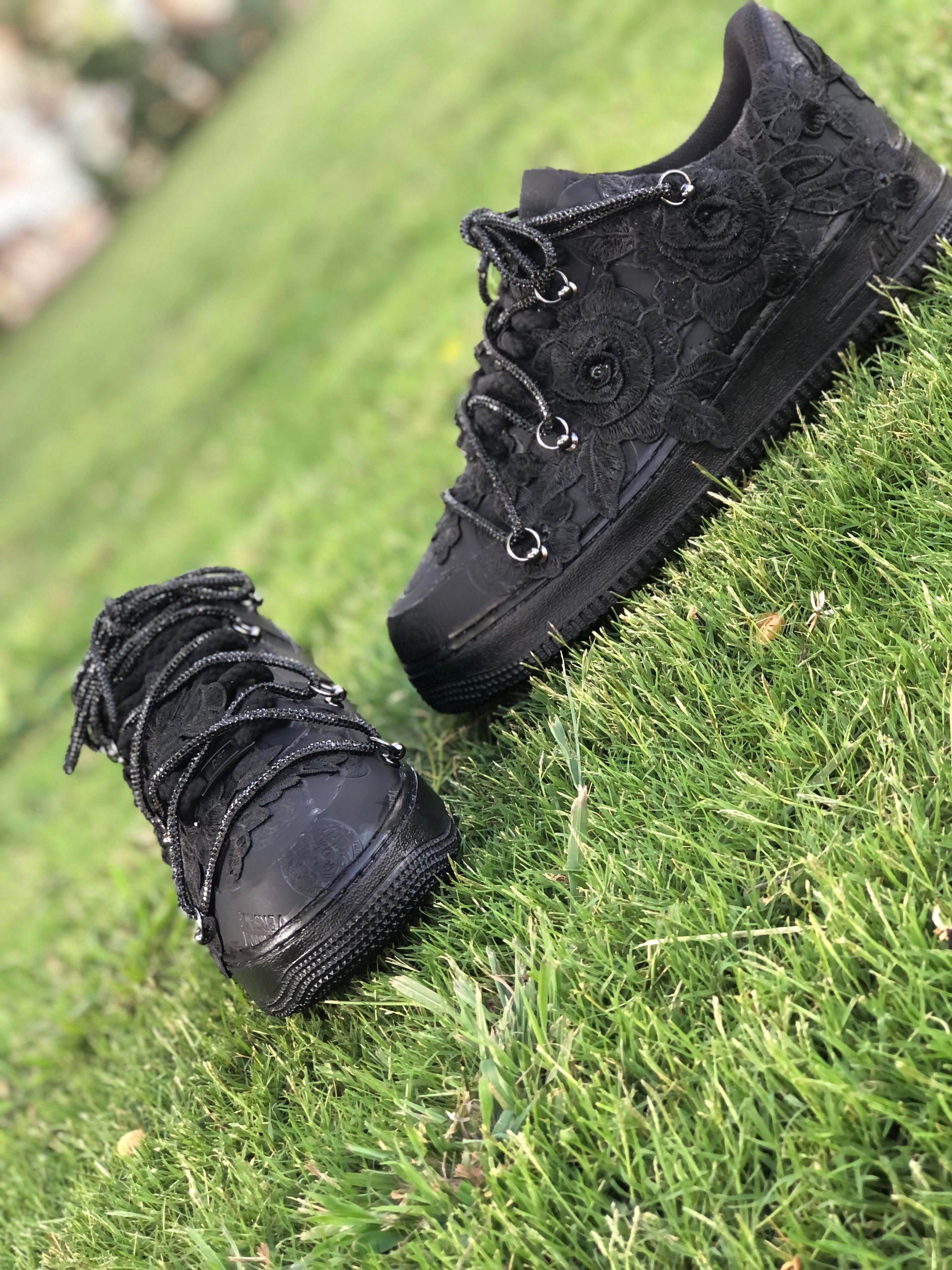 Black Rose Versace AF1’s