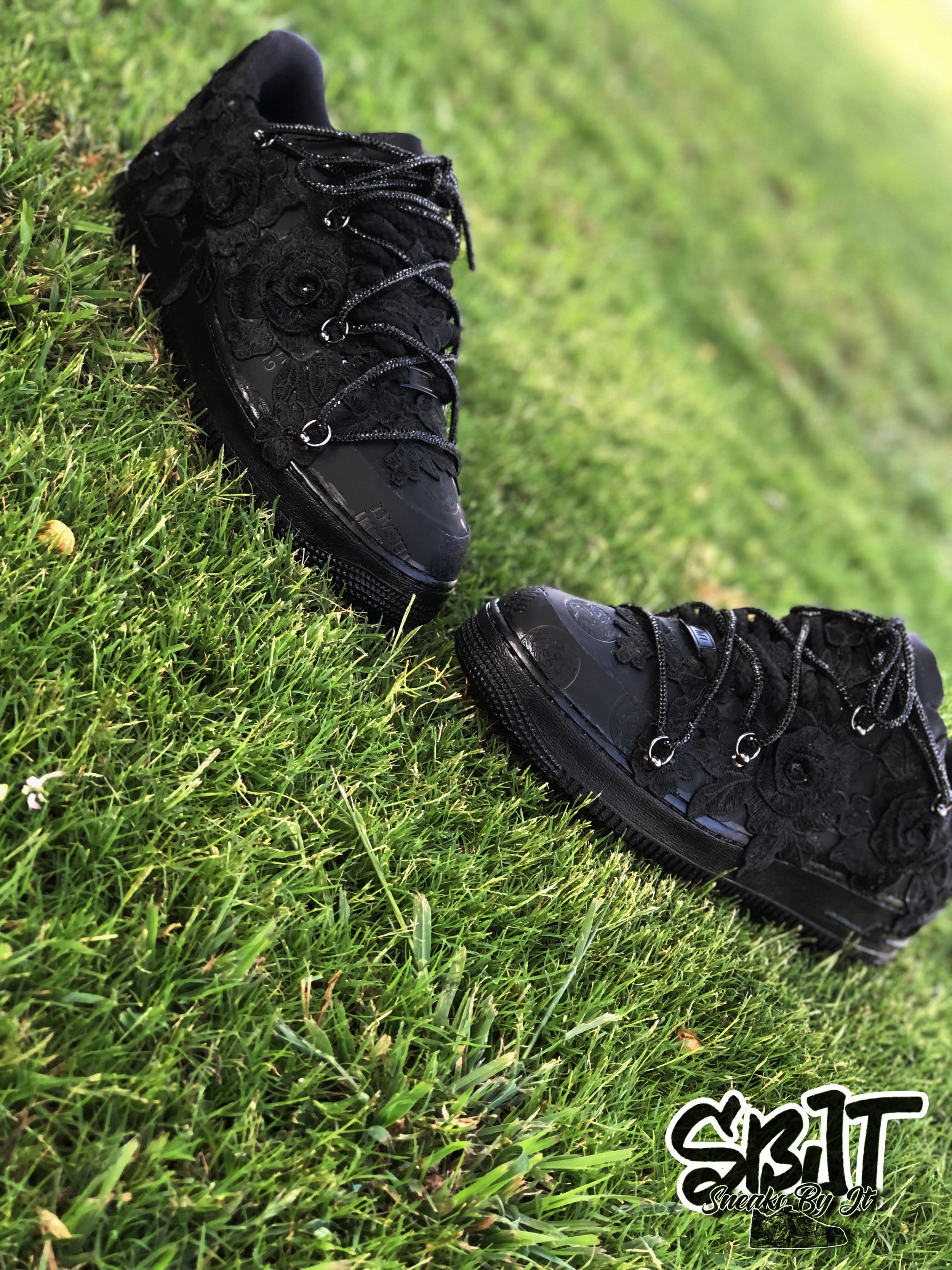 Black Rose Versace AF1’s