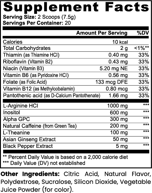 Focus Powder(Sour Grape 🍇)