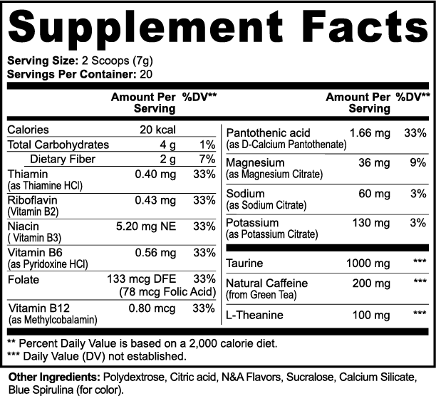 Energy Powder(Cotton Candy)