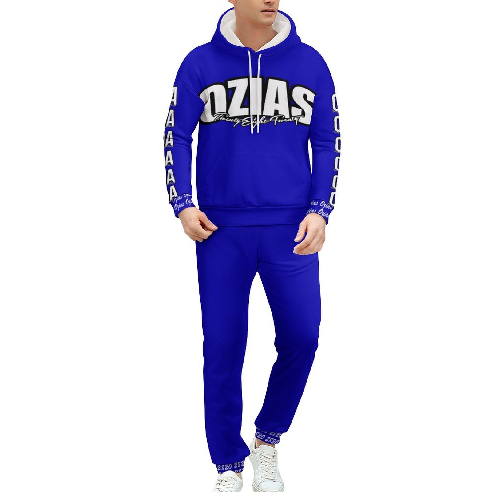 250gsm Imitation Cotton Hoodie & Joggers Set 4T03 (All-Over Printing)