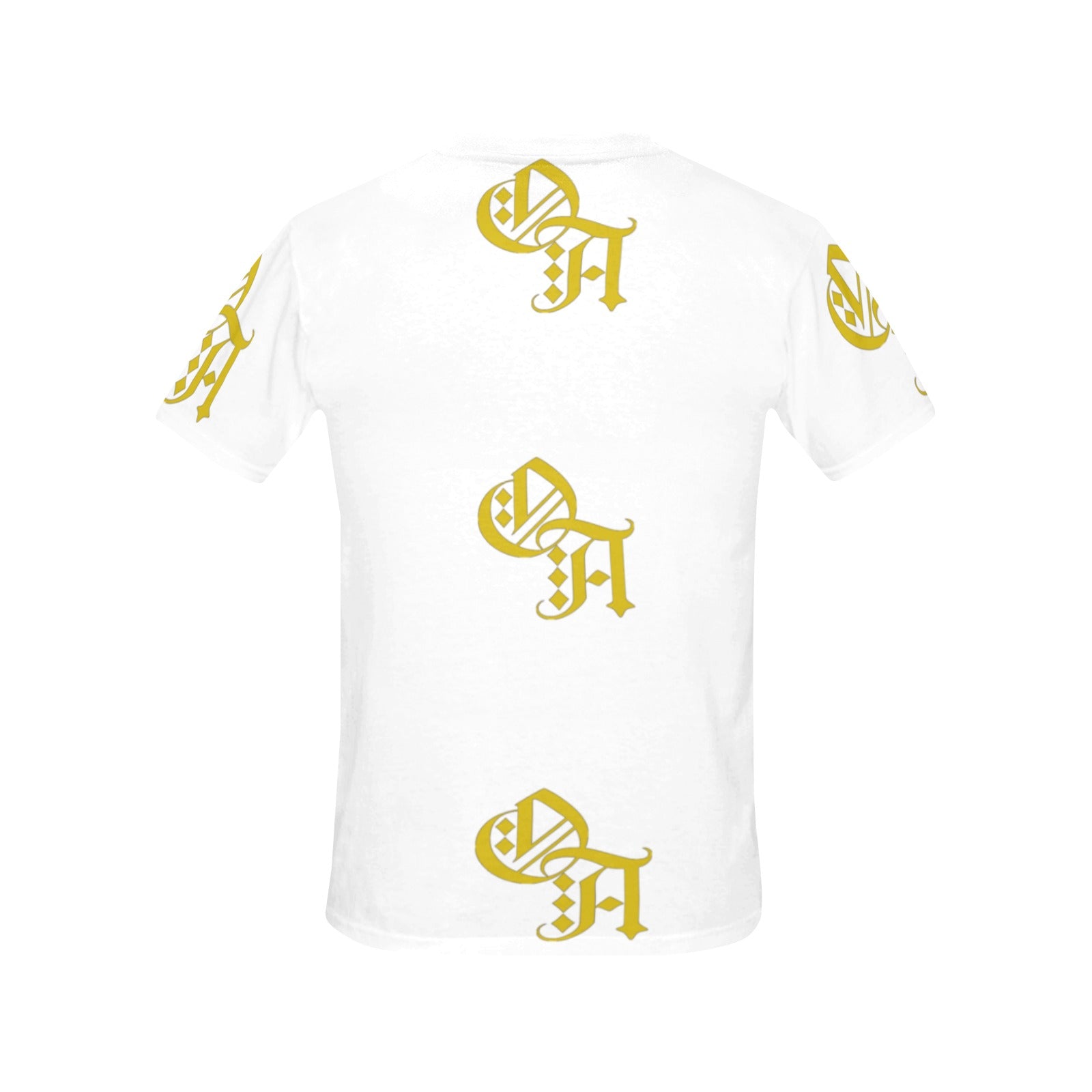 white and gold oa shirt