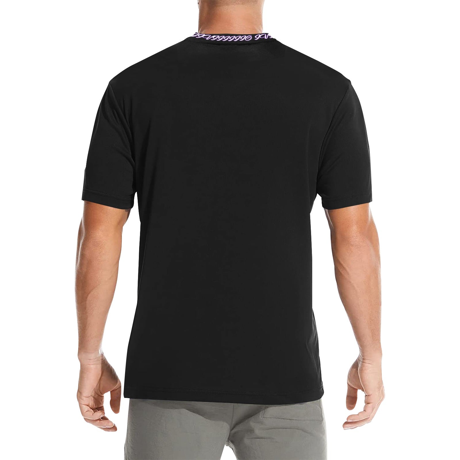 black and purple iiviiiiio shirt