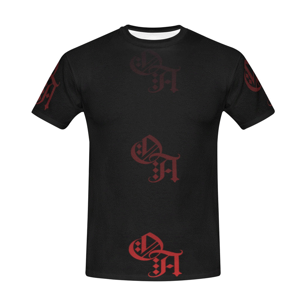 black and red gradient oa shirt
