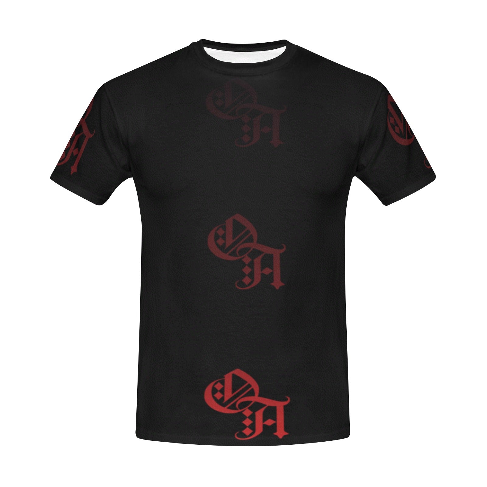 black and red gradient oa shirt