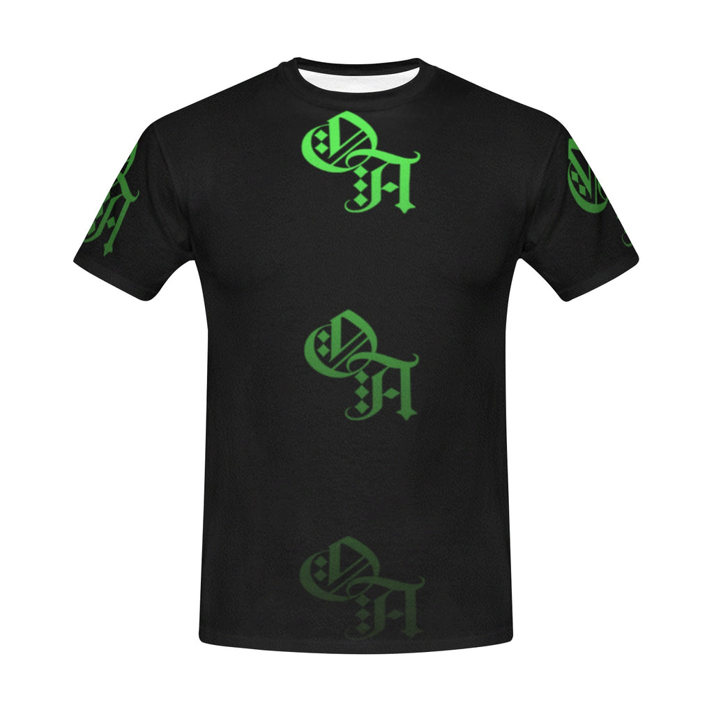 black and green gradient oa shirt