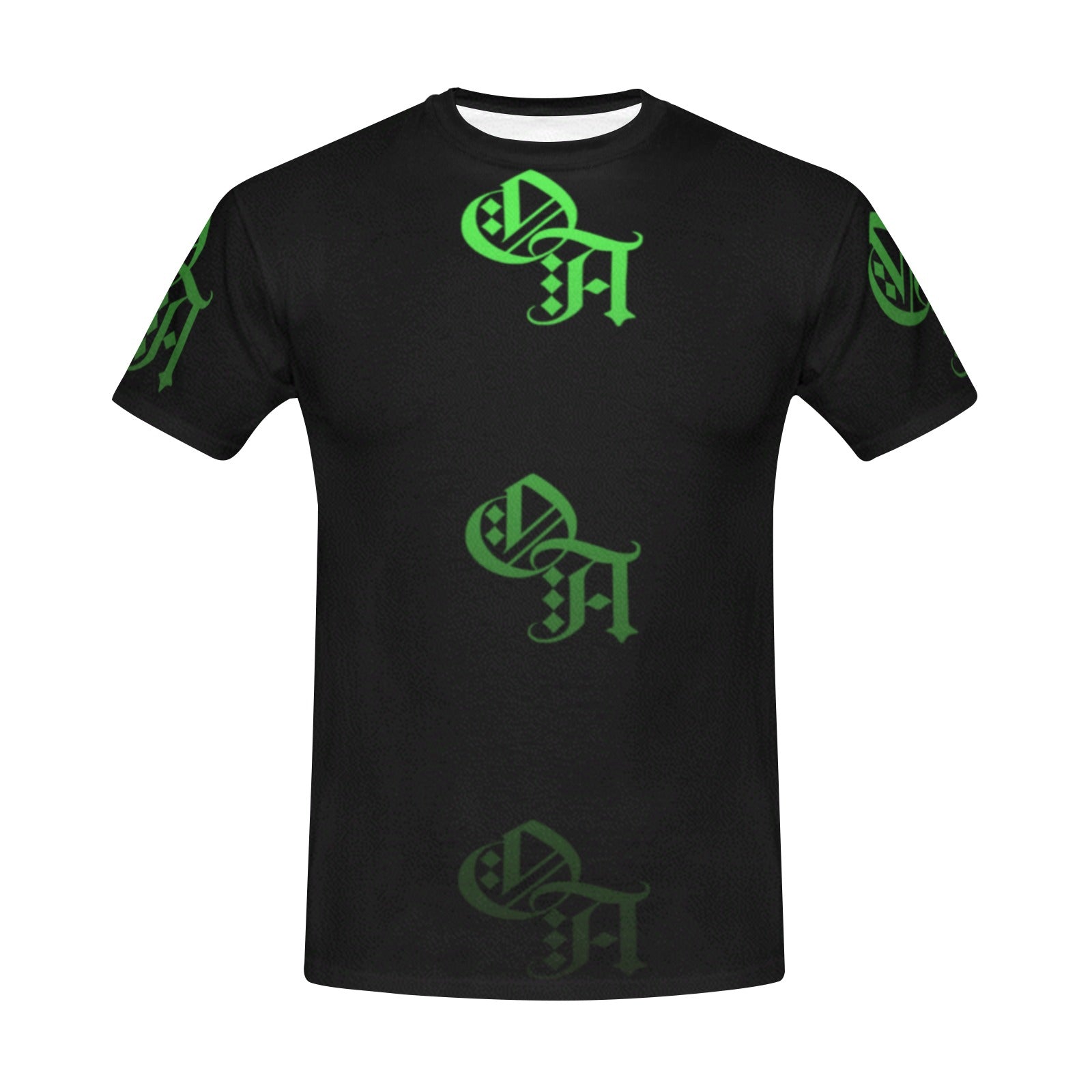 black and green gradient oa shirt
