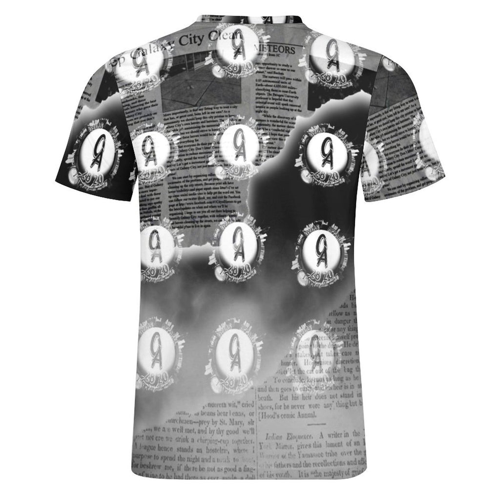 ozias grey wolf cotton shirt