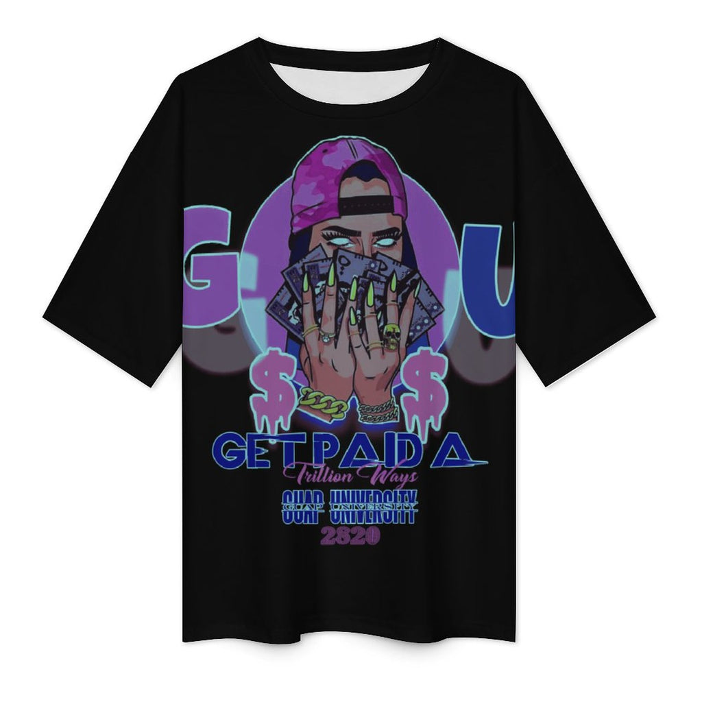 GU black light guap mami oversized shirt