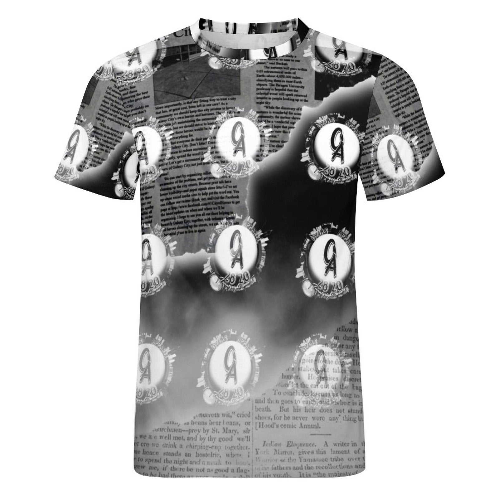 ozias grey wolf cotton shirt